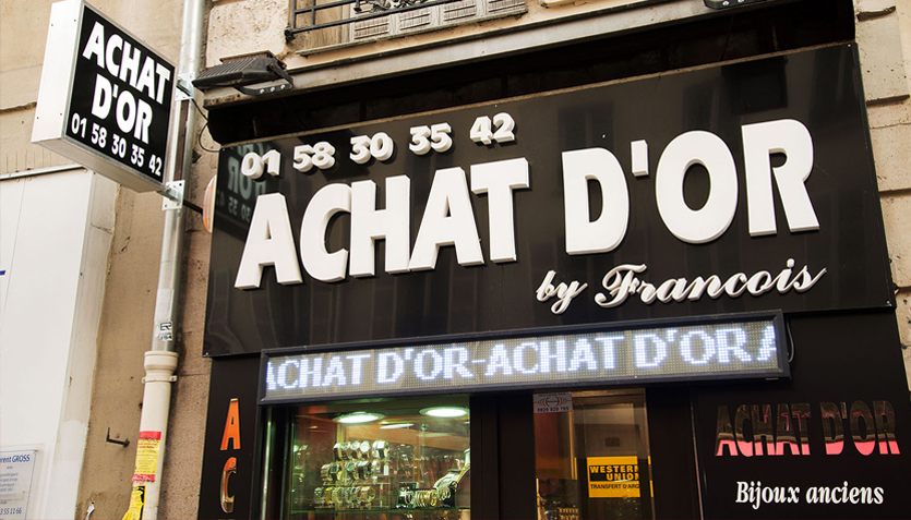 Achat d'or Paris 3 (75003)